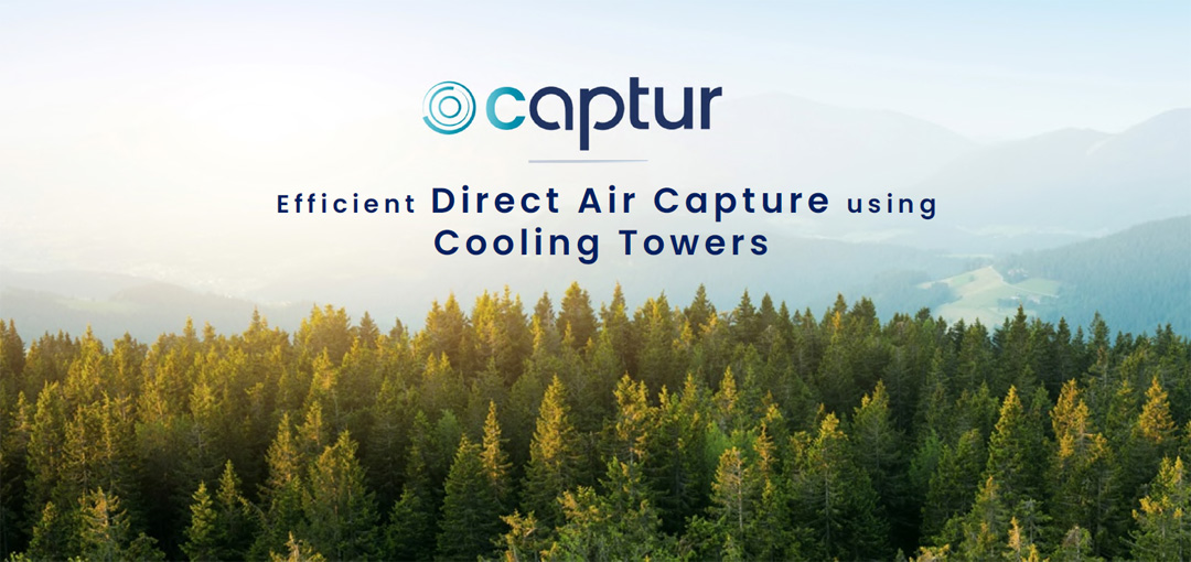 Efficient Direct Air Capture using Cooling Towers